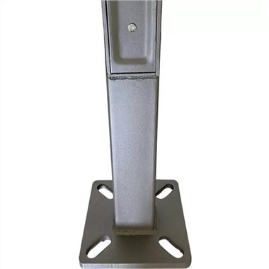 20-stopový hliníkový 4-palcový štvorcový svetelný stĺp pre pouličnú lampu